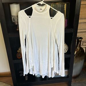 Free People Cold Shoulder Top